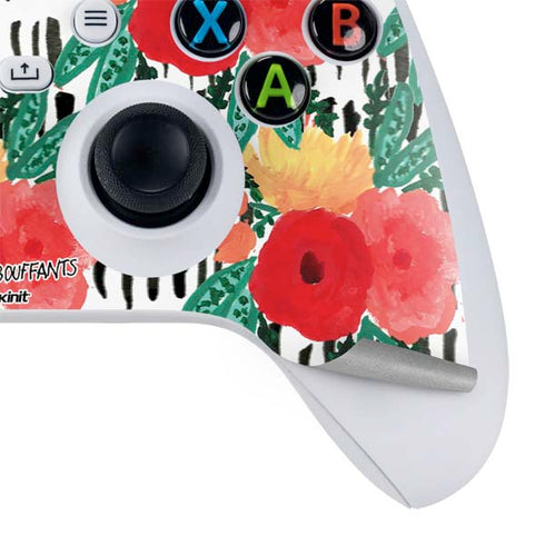 Bouffants and Broken Hearts Bouquets Print 3 Xbox Series S Controller Skin